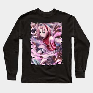 SAKURAA HARUNO ANIME MERCHANDISE Long Sleeve T-Shirt